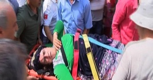 Çatışmanın ortasında kalan hamile kadın yaralandı