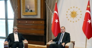 Erdoğan ve Meşal, Harem-i Şerif’i konuştu!