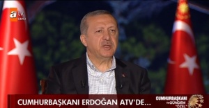 Erdoğan’dan  ‘çarpıtmaya’ canlı yayında cevap