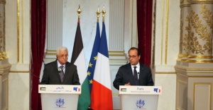 Mahmud Abbas Hollande ile görüştü