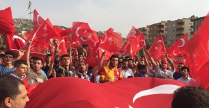 Mardin’de PKK protestosu