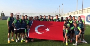 Torku Konyasporlu futbolculardan teröre lanet