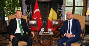 Cumhurbaşkanı Belçika Başbakanı ile görüştü