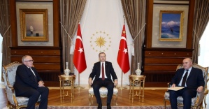 Erdoğan Timmermans ve Avramopulos’u konuk etti