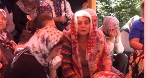 Şehit polis Türkçe ve Kürtçe ağıtlarla uğurlandı