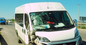 Antalya’da turistler kaza geçirdi: 10 yaralı