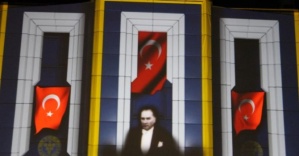 Atatürk anmasında görsel şölen