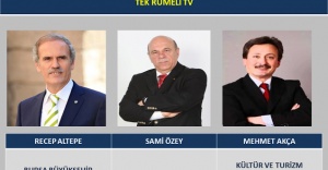 Başkan Recep Altepe ve ses sanatçısı Mehmet Akça, Sami Özey&#039;in konukları