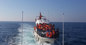 Lüks yatta 131 göçmen yakalandı