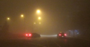 Sürücülerin sisle imtihanı