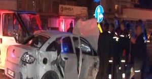Adana’da trafik kazası : 10 yaralı