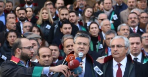 Ankara Adliyesi önünde ’Elçi’ protestosu