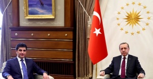 Erdoğan Barzani’yi kabul etti