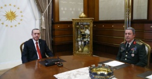 Erdoğan, Genelkurmay Başkanını kabul etti