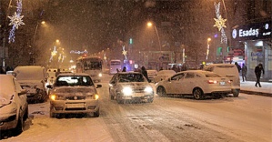 Erzurum ve Bayburt’ta yoğun kar yağışı