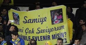 Fenerbahçe maçında evlilik teklifi