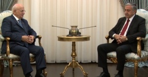 İsmail Kahraman Cumhurbaşkanı Akıncı ile görüştü