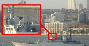 O Rus gemisi bir kez daha süzülerek Boğaz&#039;ı geçti!