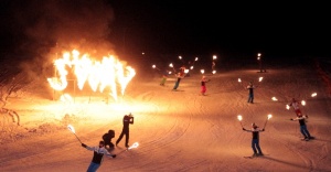 Palandöken’de kayak sezonu böyle açıldı