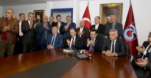 Trabzonspor’da yeni yönetim resmen iş başı yaptı