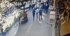 Antalya’daki patlama anı kamerada