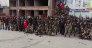 PKK’ya gözdağı: Cizre komando marşıyla inledi