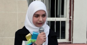 Suriyeli kızın duygulandıran konuşması