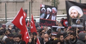 Suudi Arabistan Konsolosluğu önünde idam protestosu