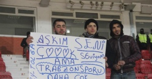Trabzonspor’a anlamlı pankart