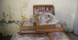Şanlıurfa’da 2 ton kaçak et ele geçirildi