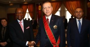 Cumhurbaşkanı Erdoğan’a ’şeref madalyası’ verildi