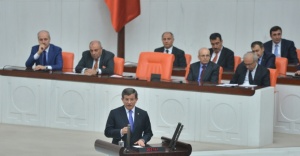 Başbakan Davutoğlu&#39;ndan teşekkür konuşması
