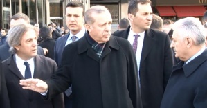 Erdoğan Taksim Meydanı’nı gezdi