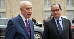 Hollande, Peres’le görüştü