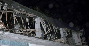 Belediye binası inşaatında göçük: 4 yaralı