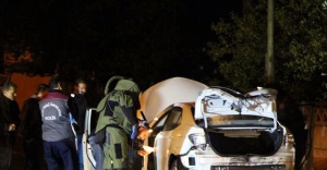 Bolu’da şüpheli araç fünye ile patlatıldı