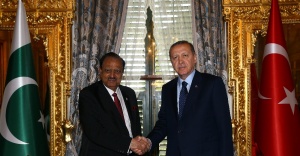 Erdoğan Pakistanlı mevkidaşıyla görüştü