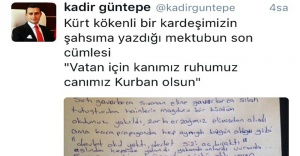 Kürt kökenli vatandaştan kaymakama duygulandıran mektup