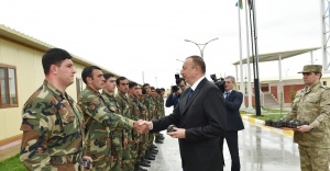Aliyev çatışma hattında