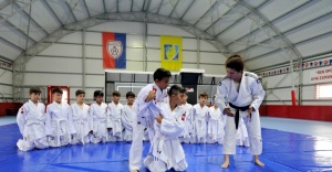 Altınordu’da futbolculara judo eğitimi