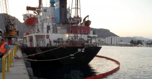Denizi kirleten gemilere 413 bin lira ceza