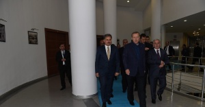 Erdoğan’dan Büyükşehir Belediyesi’ne ziyaret