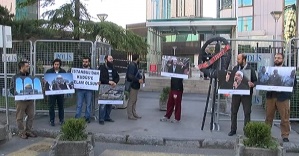 İsrail Başkonsolosluğu önünde ’Raid Salah’ protestosu