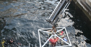 Marmaris’te denizden tonlarca çöp çıktı