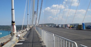 Yavuz Sultan Selim Köprüsüne rüzgar panelleri konuldu