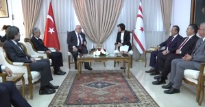 Bakan Avcı KKTC Meclis Başkanı ile görüştü