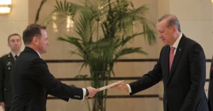 Cumhurbaşkanı Arnavut Büyükelçiyi kabul etti