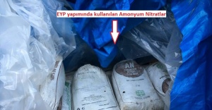 Diyarbakır’da 9 ton amonyum nitrat ele geçirildi