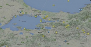 Patlama sonrası İstanbul hava trafiği...