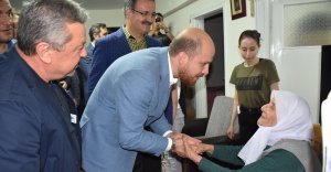 Bilal Erdoğan, 3 şehit veren aileyi ziyaret etti